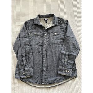 Men's Lands' End Button Down Shirt - Large